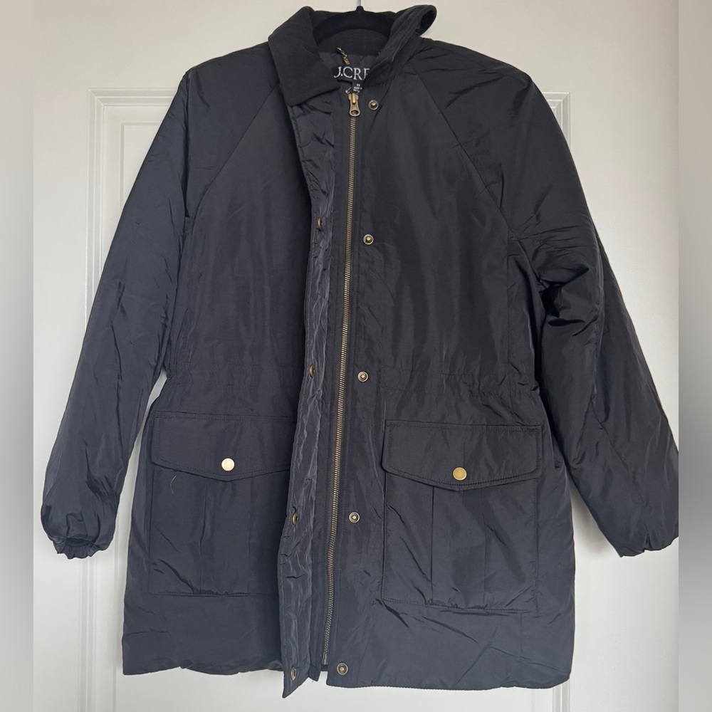 NWT! | J. CREW Women’s Puffer Barn Jacket with PrimaLoft | Black | Size XS - Picture 4 of 16